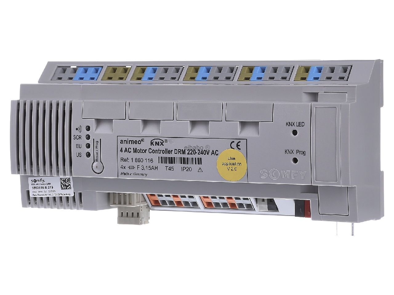 Omfy animeo EIB KNX 4 AC Motor Controller WM (Model: 1860116)