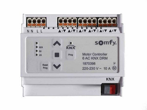 Somfy animeo KNX Motorsteuergerät KNX für 6 Antriebe, Hutschiene 220-230 VAC (1870398)