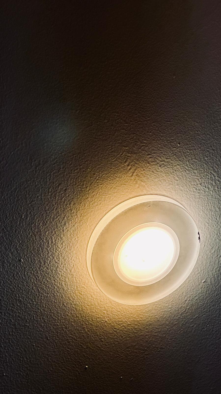 Live A Little (Chrome, 3 Color Built-In LED) Ceiling Light